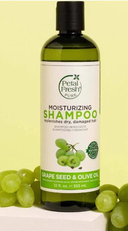 "Petal Fresh Moisturizing Shampoo – Nourish with Olive & Grape Seed"
