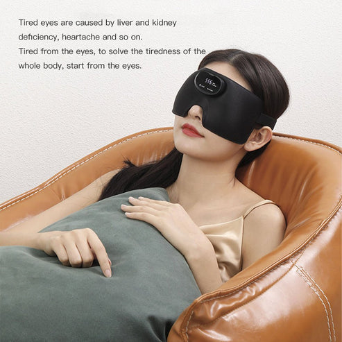 “Smart Eye Mask – Relaxing Sleep Aid”