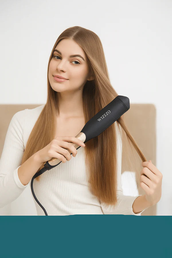 “WTZEZO WT‑623 Tourmaline Ceramic 2‑in‑1 Straightener & Curler”