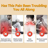 Fascial Gun Leg Massager Machine Six Head Vibrator Heat Lower Back Massager for Circulation and Relaxation