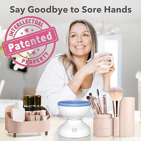 Makeup Brush Cleaner Machine - Electric Make up Brushes Cleaner Cleanser Professional Tool