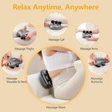 Fascial Gun Leg Massager Machine Six Head Vibrator Heat Lower Back Massager for Circulation and Relaxation