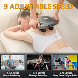 Fascial Gun Leg Massager Machine Six Head Vibrator Heat Lower Back Massager for Circulation and Relaxation