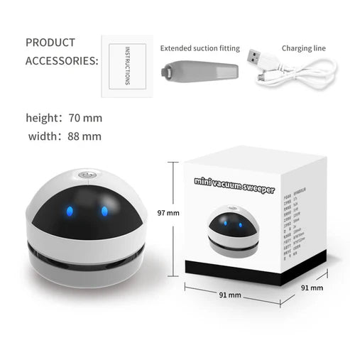 Desktop Keyboard Cleaner Mini Handheld Vacuum Cleaner